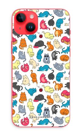 Colourful cats