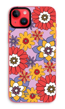 Retro Flowers - Purple