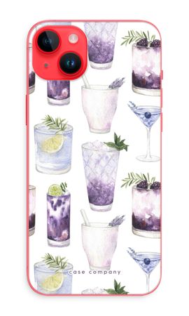 Violet cocktails