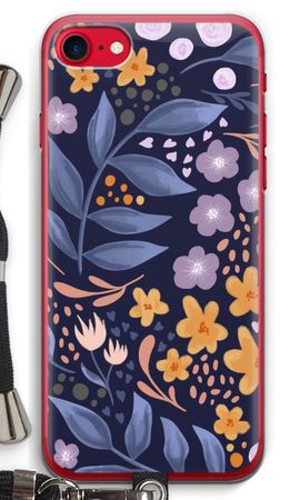 Flowers with blue leaves