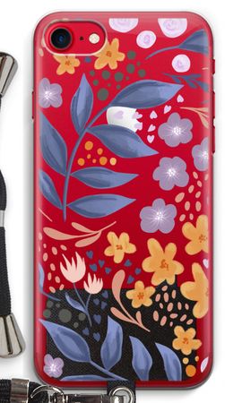 Flowers with blue leaves