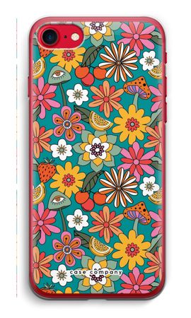 Retro Blumen N°2 - Blau