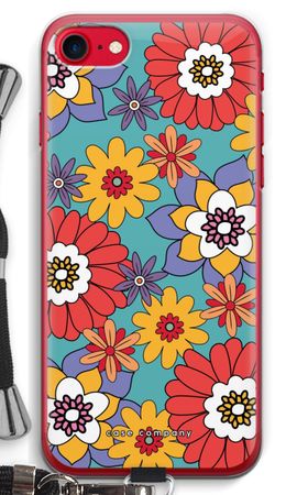 Retro Flowers - Blue