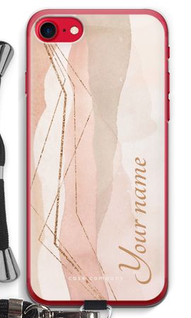 Gold Lines Namecase - Blush