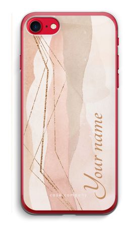 Gold Lines Namecase - Blush