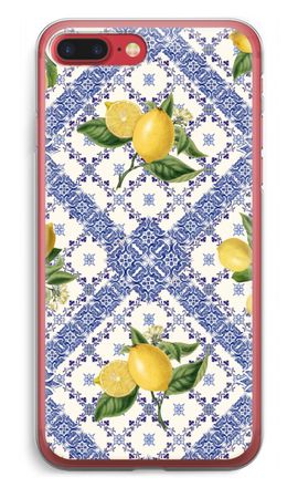 Blue tiles and lemons