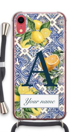 Monogram Blaue Fliesen
