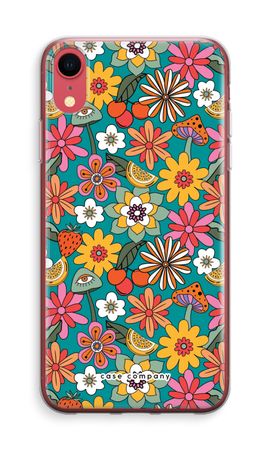 Retro Bloemen N°2 - Blauw