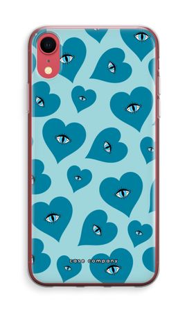Blue heart eyes