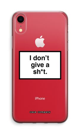 Don't give a shit