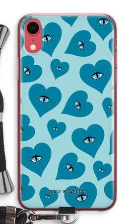 Blue heart eyes
