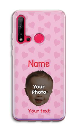 Personalisiertes Gesicht - Herzen N°2