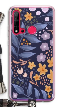 Flowers with blue leaves