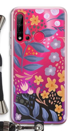 Flowers with blue leaves