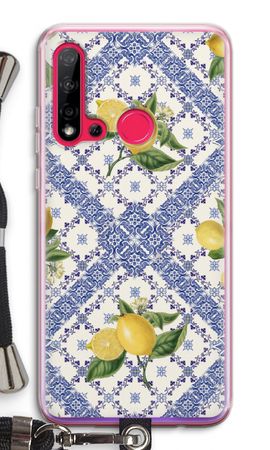 Blue tiles and lemons