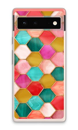 Hexagons in stained glass