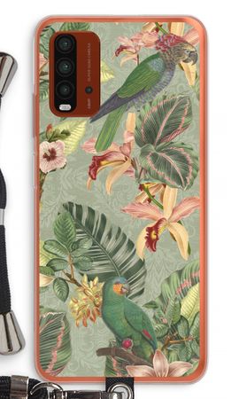 Tropical jungle parrot