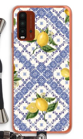 Blue tiles and lemons