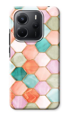 Hexagons in stained glass