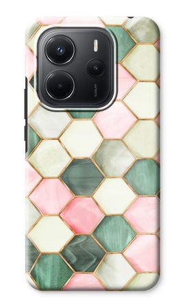 Hexagons in stained glass