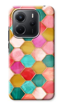 Hexagons in stained glass