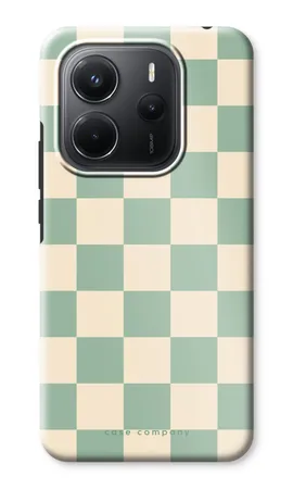 Checkered Mint, Xiaomi Redmi Note 14 5G robuste Hülle