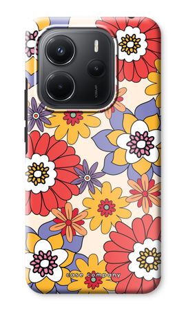 Retro Flowers - Yellow