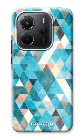 Coloured triangles blue