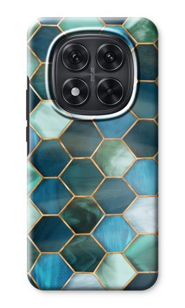 Hexagons in stained glass