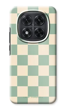 Checkered Mint, Wytrzymałe etui Xiaomi Redmi Note 14 Pro