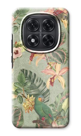 Tropical jungle parrot