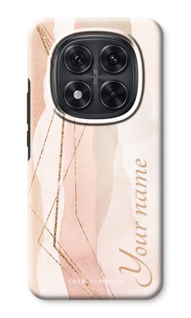 Gold Lines Namecase - Blush