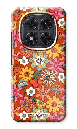 Retro Flowers - Red