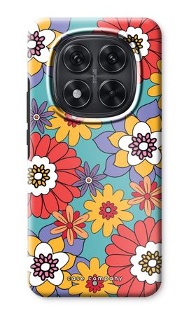 Retro Flowers - Blue