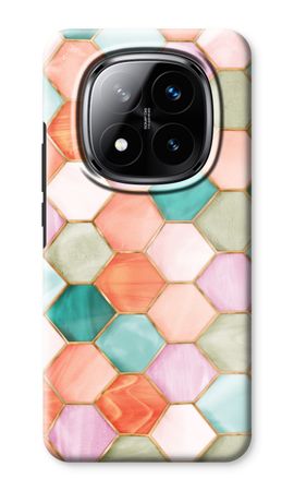 Hexagons in stained glass