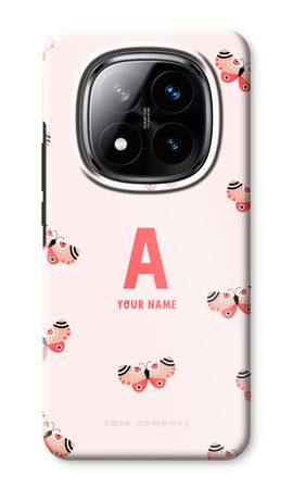 Rosy Butterflies Monogram