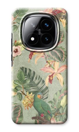 Tropical jungle parrot