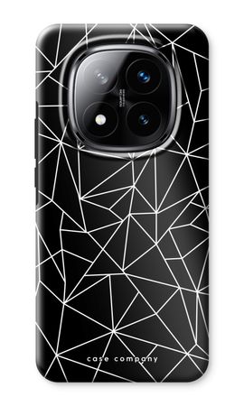 Geometric lines white