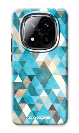 Coloured triangles blue