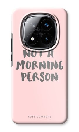 Morning person