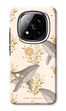 Floral Whales, Xiaomi Redmi Note 14 Pro Plus robust cover