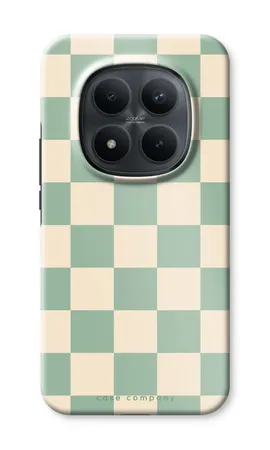 Checkered Mint, Xiaomi Redmi Note 15 Pro+ 5G robuste Hülle