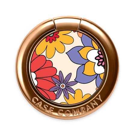 Retro Blumen - Gelb