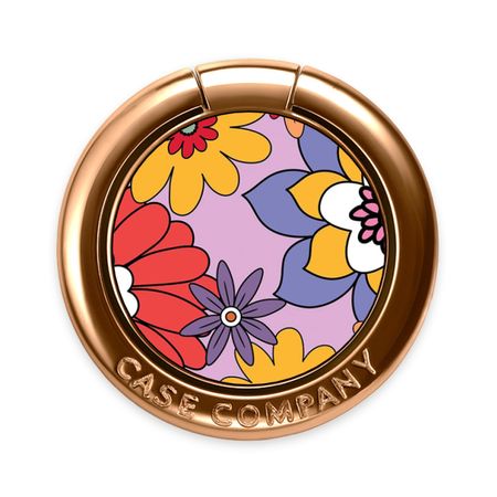 Retro Blumen - Lila
