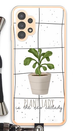 Houseplant on windowpane