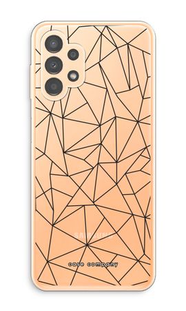 Schwarze geometrische Linien