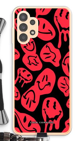 Schmelzender Smiley - Rot