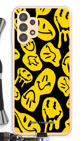 Schmelzendes Smiley-Gesicht - Gelb