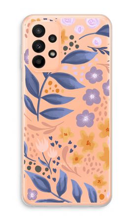 Flowers with blue leaves
