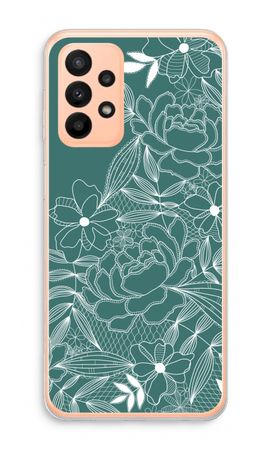 Flowers in lace